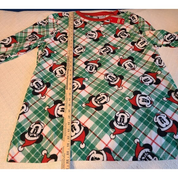 Mickey Christmas Jammies for Families Mens XLT Pajamas 2pc Set NWT Disney Santa - Picture 10 of 16